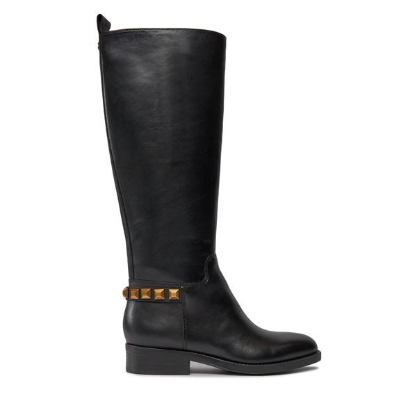 Guess Čizme ispod koljena Guess FL8BYO LEA11 BLACK
