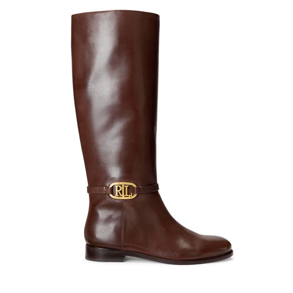 Lauren Ralph Lauren Čizme ispod koljena Lauren Ralph Lauren 802908350003 Smeđa