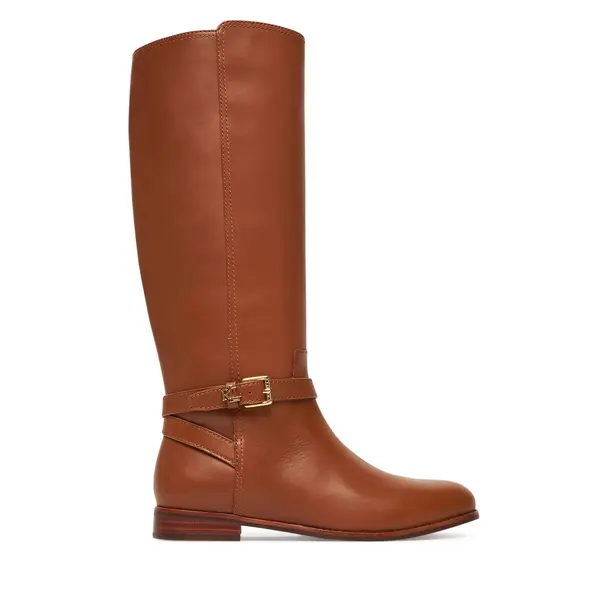 Lauren Ralph Lauren Čizme ispod koljena LAUREN RALPH LAUREN Brooke Tll 2 Bo Tal 802974383001 Smeđa