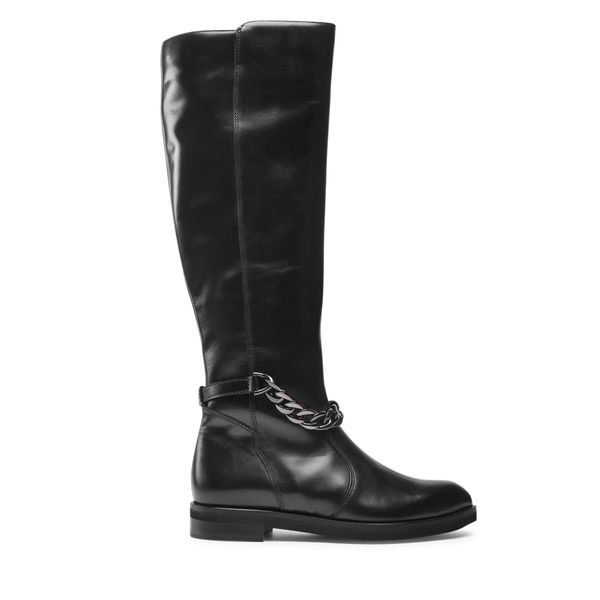 Solo Femme Čizme ispod koljena Solo Femme 30821-06-C57/000-51-00 Crna