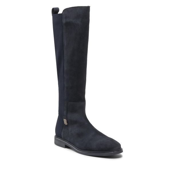 Tommy Hilfiger Čizme ispod koljena Tommy Hilfiger Th Essentials Longboot FW0FW07050 Desert Sky DW5