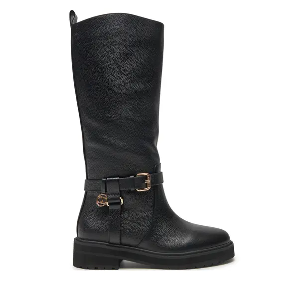 TWINSET Čizme ispod koljena TWINSET 242TGT172 Crna