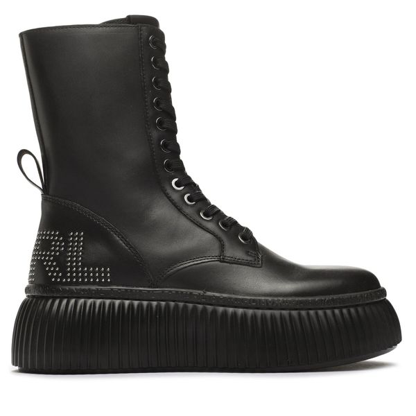 KARL LAGERFELD Čizme KARL LAGERFELD KL42375 Black Lthr