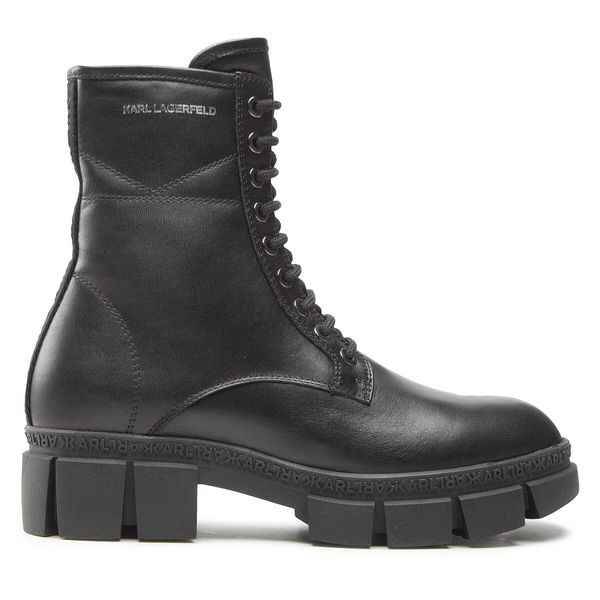 KARL LAGERFELD Čizme KARL LAGERFELD KL43250 Black Lthr