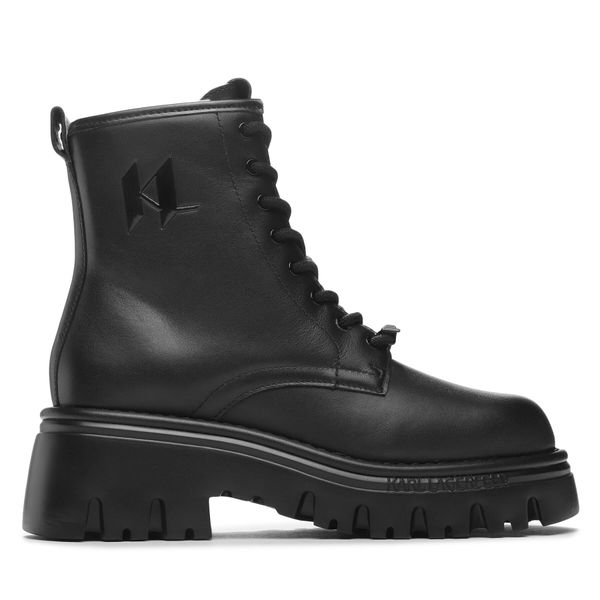 KARL LAGERFELD Čizme KARL LAGERFELD KL45350 Black Lthr