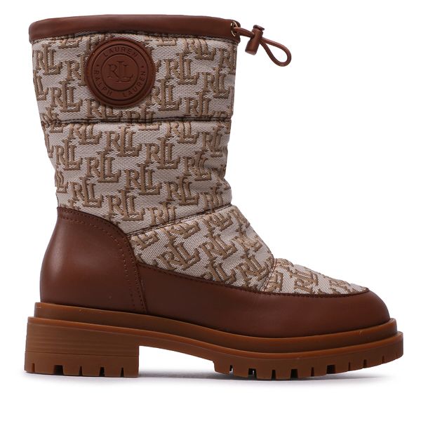 Lauren Ralph Lauren Čizme Lauren Ralph Lauren Coree 802882382002 Khaki/Deep Saddle