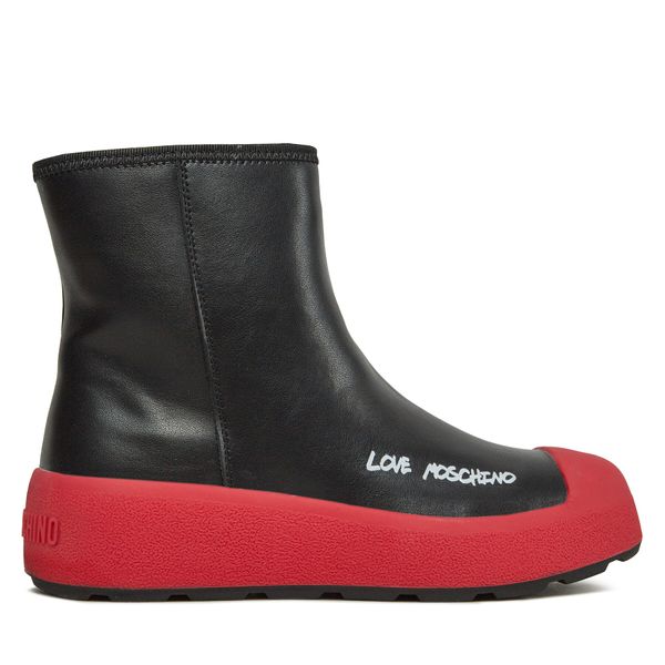 LOVE MOSCHINO Čizme LOVE MOSCHINO JA15815H0HIA000B Nero/Rosso