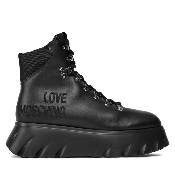 LOVE MOSCHINO Čizme LOVE MOSCHINO JA21116G0HIA700A Cordura Nero