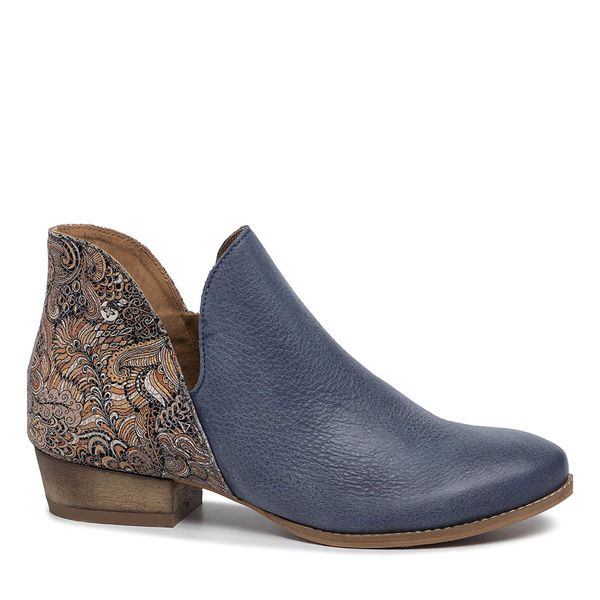 Maciejka Čizme Maciejka 04091-27/00-5 Granat/Kwiaty Rude