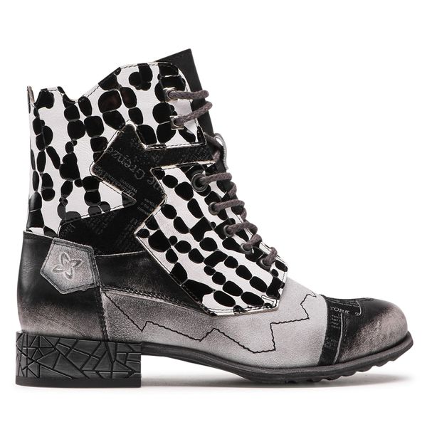 Maciejka Čizme Maciejka 04625-11/00-3 Czarno/Biały