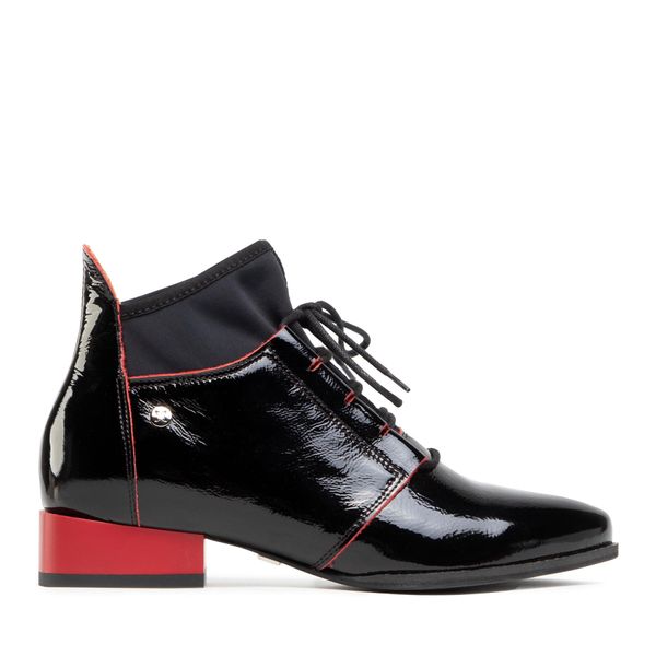 Maciejka Čizme Maciejka 04744-16/00-5 Czarny z Czerwonym