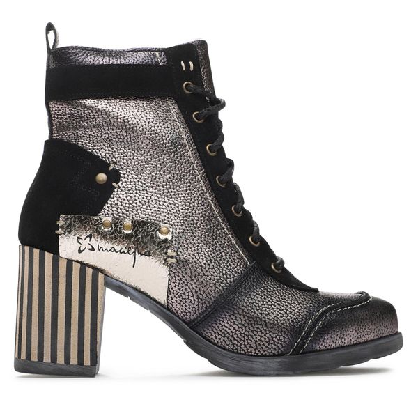 Maciejka Čizme Maciejka 06127-01/00-4 Czarny/Złoty