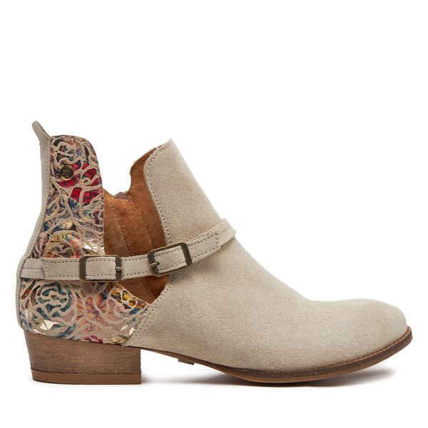 Maciejka Čizme Maciejka 06393-22/00-5 Jasny Beż Kwiaty