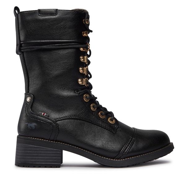 Mustang Čizme Mustang 1402501 Schwarz/Gold 929