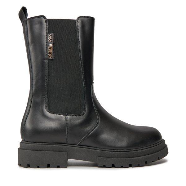 Patrizia Pepe Čizme Patrizia Pepe PJ724.01 Nero/Platino