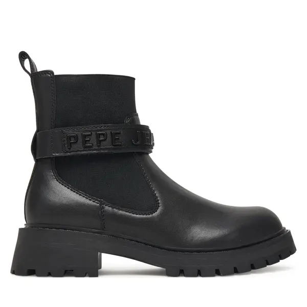 Pepe Jeans Čizme Pepe Jeans Stacy Glow W PLS500026 Crna