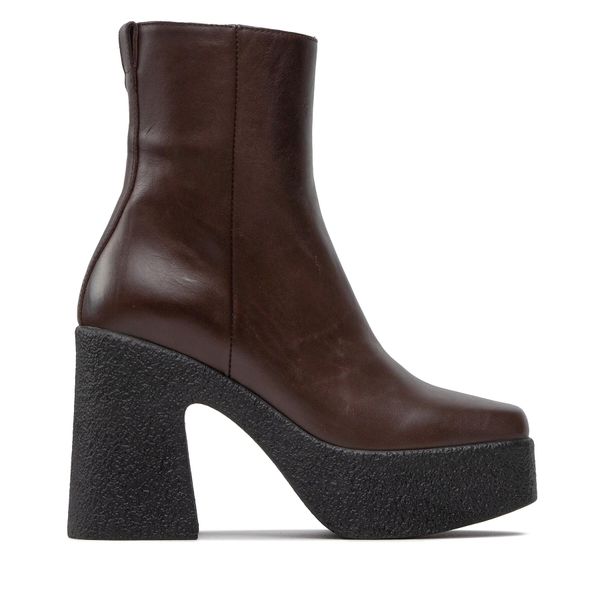 Pinko Čizme Pinko Coriandolo Tronchetto AI 22-23 BLKS1 1H213C A072 Brown L69