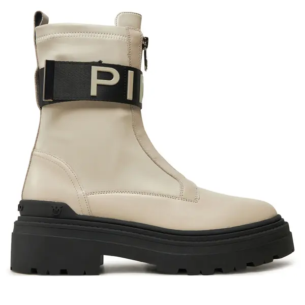 pinko Čizme PINKO Mia 13 SD0219 P061 Écru
