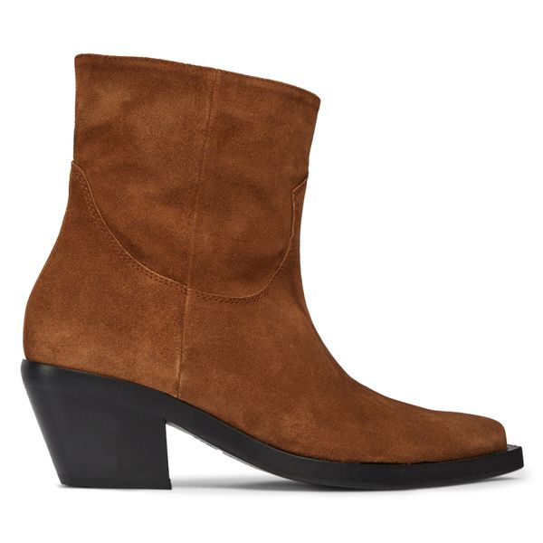 Pinko Čizme Pinko Mozart Texano Al 23-24 BLKS1 102025 A0N8 Brown L15