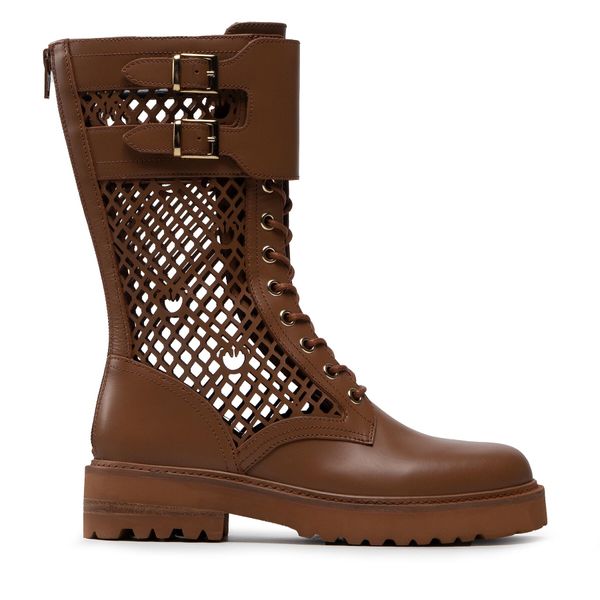 Pinko Čizme Pinko Noemi Stivale PE 22 BLKS1 1H212D Y87W Brown L39