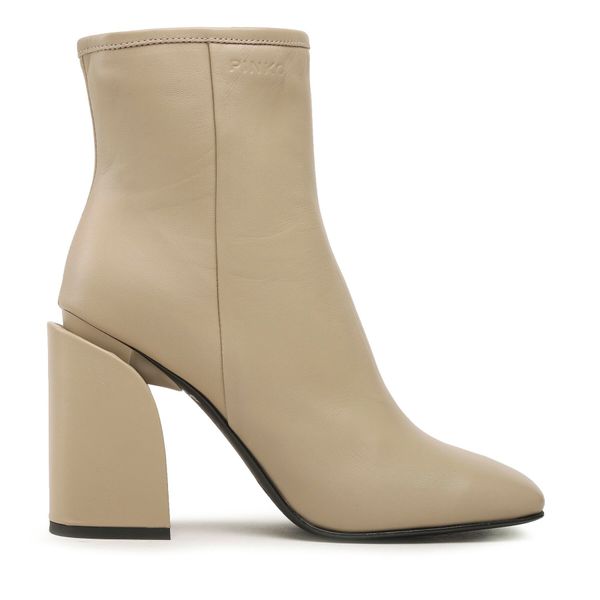Pinko Čizme Pinko Tea Tronchetto PE 23 BLKS1 100664 A0N9 Beige D18