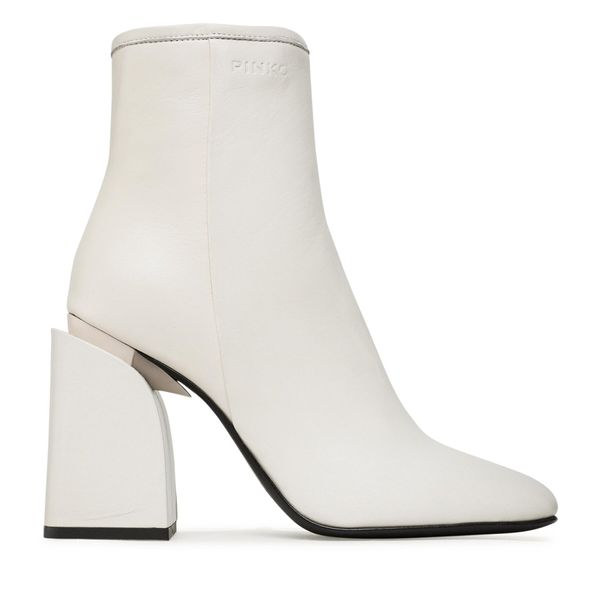 Pinko Čizme Pinko Tea Tronchetto PE 23 BLKS1 100664 A0N9 White Z10