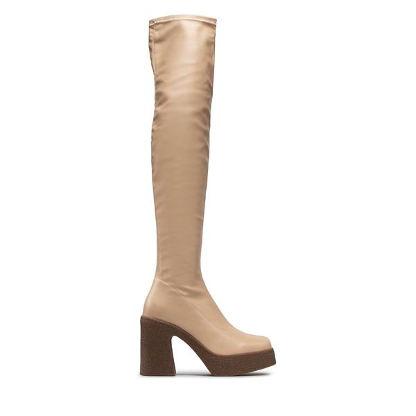 DeeZee Čizme preko koljena DeeZee ZAL960638-2 Beige