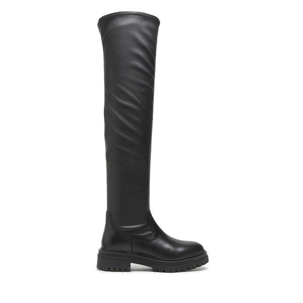 Geox Čizme preko koljena Geox D Iridea H D16HRH 0KB43 C9999 Black