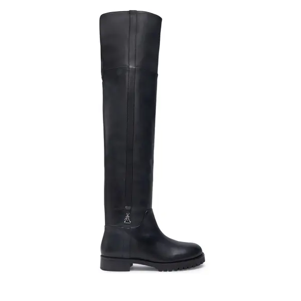 PATRIZIA PEPE Čizme preko koljena Patrizia Pepe 8Y0091/L078-K103 Crna
