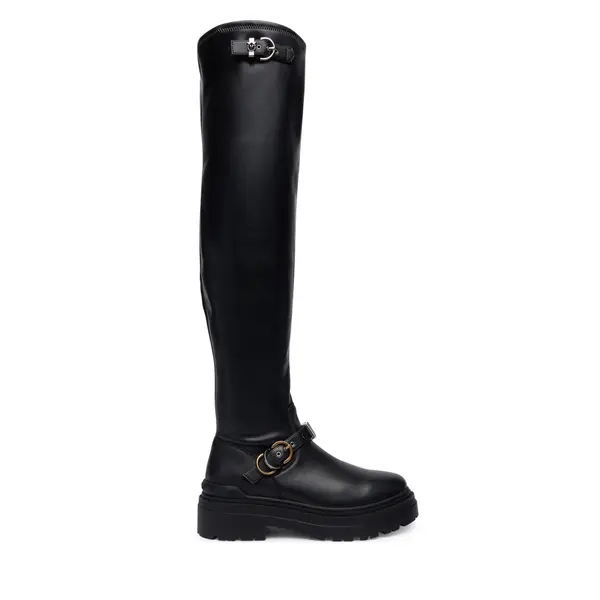 pinko Čizme preko koljena PINKO Mia 26 SD0445 E028 Crna