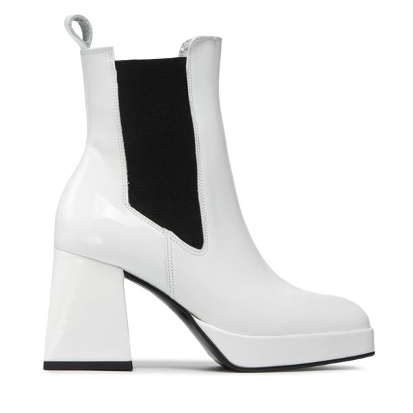 R.Polański Čizme R.Polański 1353 Biały Naplak