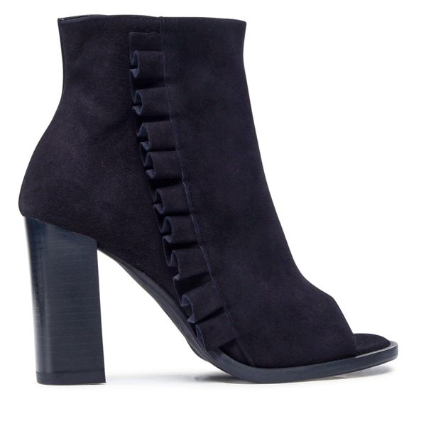 R.Polański Čizme R.Polański 1413 Czarny Zamsz