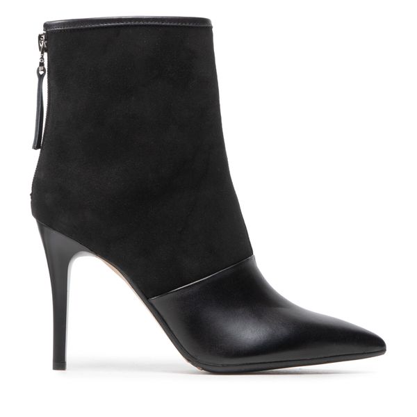 R.Polański Čizme R.Polański 1556 Czarny Lico/Czarny Zamsz