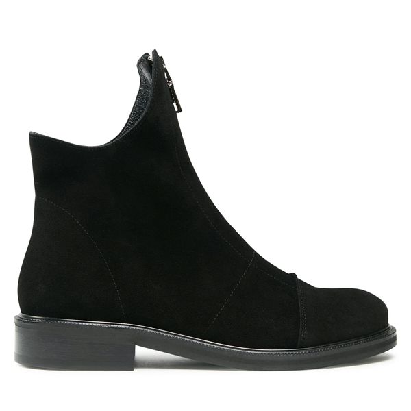 R.Polański Čizme R.Polański 1580 Czarny Zamsz