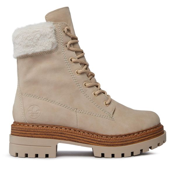 Rieker Čizme Rieker 75630-62 Ginger / Offwhite 62