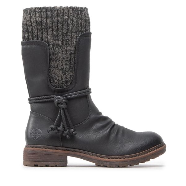 Rieker Čizme Rieker 94788-00 Schwarz
