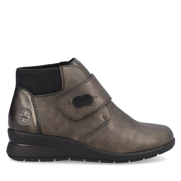 Rieker Čizme Rieker L4884-90 Antik-Metallic / Antik / Schwarz 90