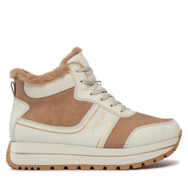 Rieker Čizme Rieker N4003-20 Offwhite/Camel/Porzellan/Offwhite/Beige 20