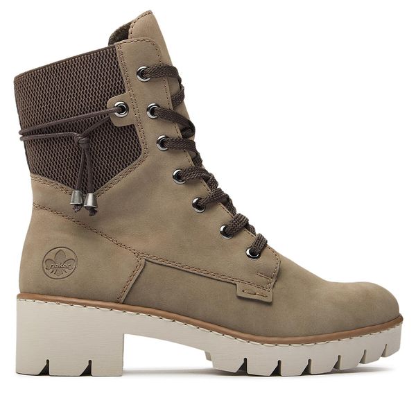 Rieker Čizme Rieker X5720-64 Leinen / Brown 64