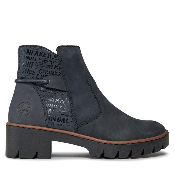 Rieker Čizme Rieker X5755-14 Tamnoplava