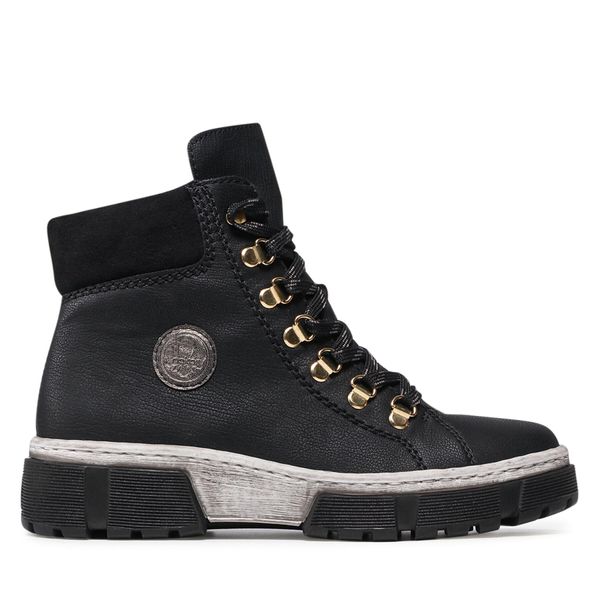 Rieker Čizme Rieker X8633-01 Crna