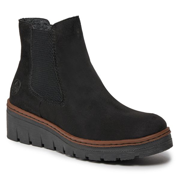 Rieker Čizme Rieker X9172-00 Schwarz / Schwarz 00