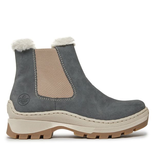 Rieker Čizme Rieker X9352-14 Jeans / Offwhite / Ginger 14