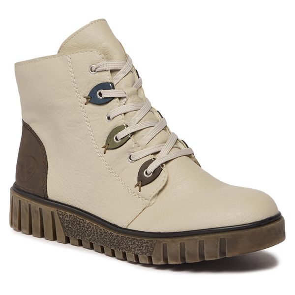 Rieker Čizme Rieker Y3401-60 Crema / Schoko / Liane / Jeans 60