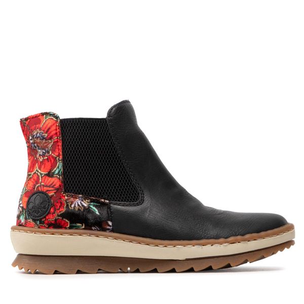 Rieker Čizme Rieker Z8689-00 Schwarz Kombi