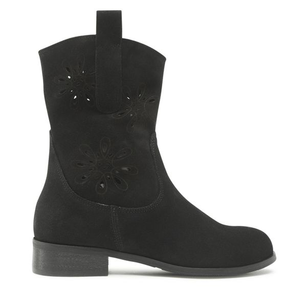 Roberto Čizme Roberto 3065 Czarny Welur