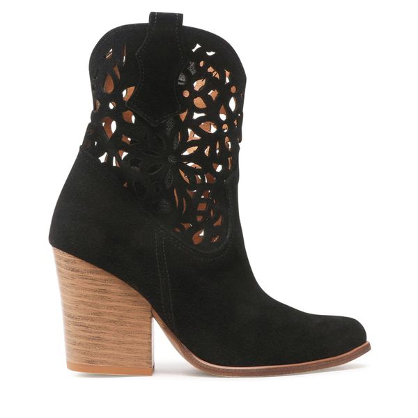 Roberto Čizme Roberto 3265 Czarny Welur