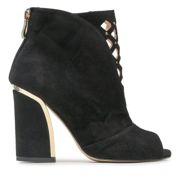 Roberto Čizme Roberto 600/A Czarny Zamsz