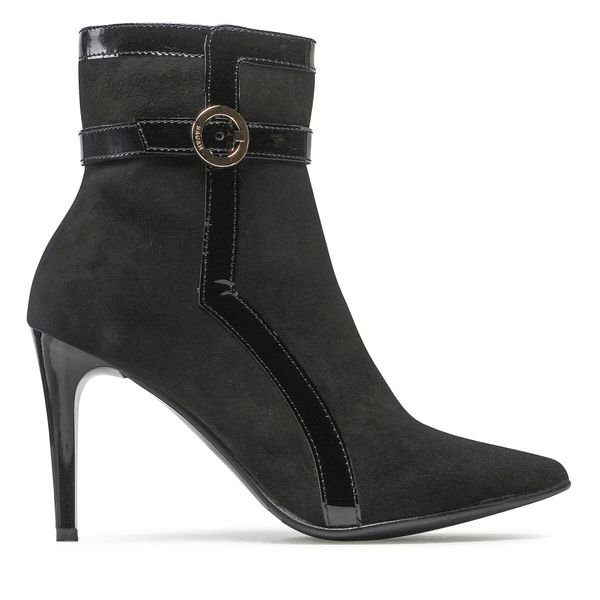 Sagan Čizme Sagan 4837 Czarny Welur