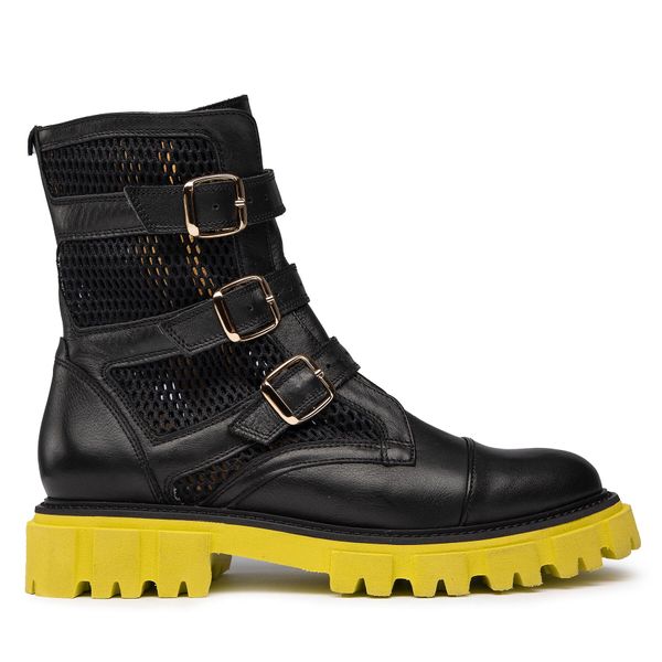 Simen Čizme Simen 5040A Czarny/Żółty